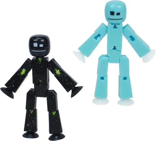 Miniatura 9 de Zing StikBot - Paquete doble – Incluye 2 StikBots – Figuras de acción coleccionables y accesorios, animación Stop Motion, a partir de 4 años