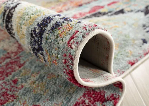 Miniatura 6 de SAFAVIEH colección Monaco - Alfombra larga estilo boho chic con detalles tribales y diseño desgastado, no desprende pelusa y de fácil cuidado, ideal