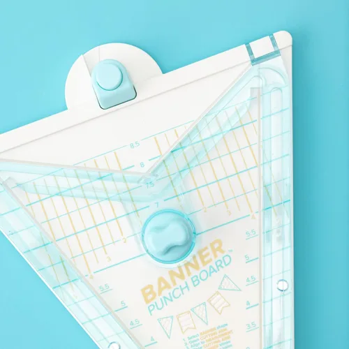 Miniatura 8 de We R Memory Keepers - Tablero de perforadora de banderines Azul