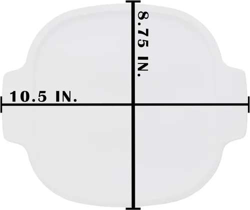 Miniatura 3 de Corningware Stovetop A-2-PC 2-PC 2-Quart/3-Quart Color Blanco Cuadrado Paquete de 2 tapas de almacenamiento de plástico