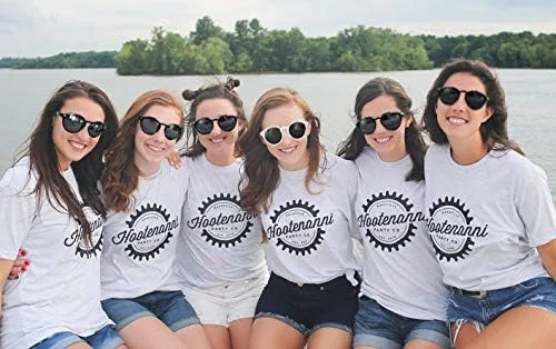 Miniatura 6 de LADYHOME Regalos de despedida de soltera para despedida de soltera 10 gafas de sol redondas de ojo de gato