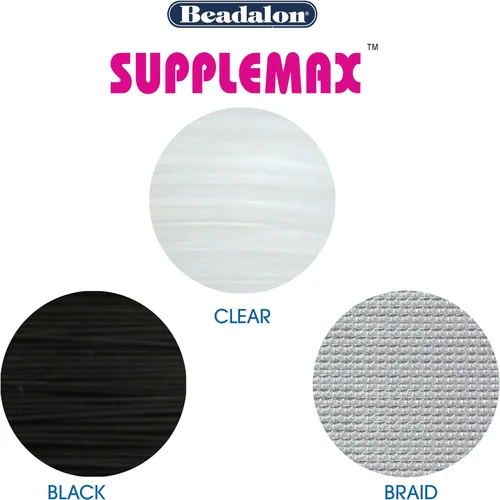 Miniatura 3 de Beadalon SuppleMax - Cable de cuentas ilusión, 0.016 in / 0.016 pulgadas, monofilamento transparente, 164.0 ft / 164 pies