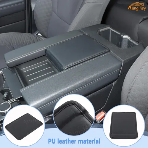 Miniatura 3 de Aunginsy Funda para caja de almacenamiento oculta compatible con Toyota Tundra 2022 2023 2024 2025 2026, bandeja organizadora de consola central