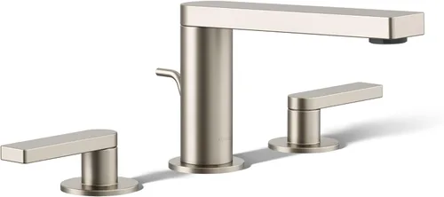 Miniatura 15 de Kohler 73060-4-BV Composed Grifo de lavabo de baño con manijas de palanca, 1.2 gpm, bronce cepillado vibrante Bronce pulido vibrante