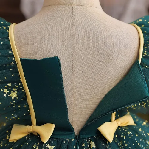 Miniatura 5 de Nileafes Vestido de princesa de tul para niñas pequeñas, vestido tutú de fiesta