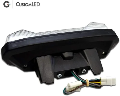 Miniatura 4 de Blaster-X - Luz trasera LED integrada para Yamaha Tracer 900 y 900 GT 2019-2020 (lente transparente)