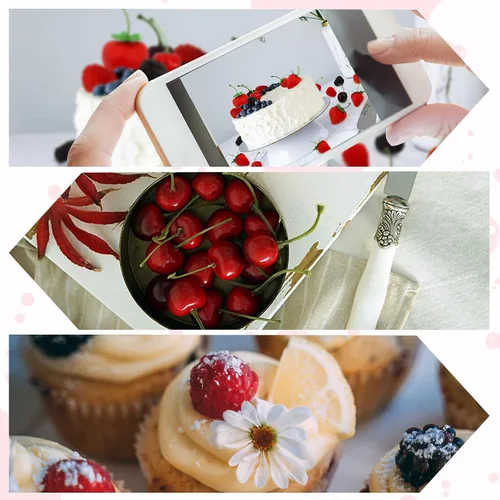 Miniatura 6 de 52 piezas de frutas artificiales falsas, incluye fresas falsas, arándanos falsos, frambuesas falsas, cerezas falsas, reutilizables, impermeables