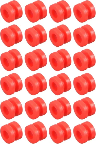 MECCANIXITY Bolas de goma antivibración RC para control remoto F4 F7 controlador de vuelo M3x4.0.236 in bolas de absorción de impactos (rojo),