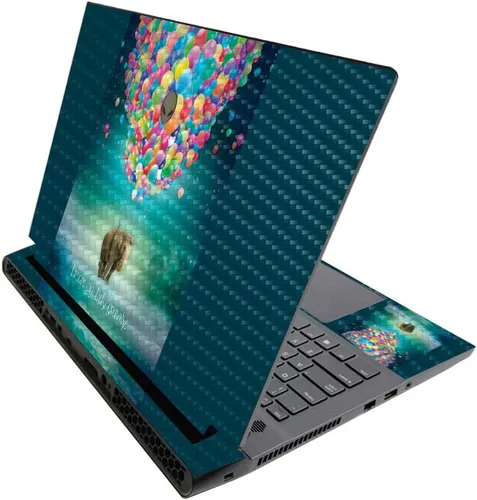 Miniatura 676 de MightySkins - Skin brillante con purpurina para Alienware M17 R3 (2020) y M17 R4 (2021) - Diversión de los años 90 Acabado duradero con purpurina