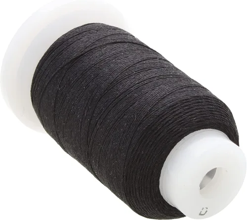Miniatura 82 de The Beadsmith Cordón de seda pura – Castaño, tamaño E (0.325 mm/0.0128"), 200 yardas (600 pies), carrete de 1/2 onza
