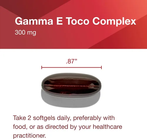 Miniatura 7 de PROTOCOL FOR LIFE BALANCE Gamma E Toco Complex - Vitamina E 300 mg - Apoyo antioxidante - para la salud cardiovascular y la salud cerebral