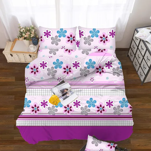 Miniatura 2 de All American Collection Juego de sábanas de 3 piezas con estampado suave y cómodo para dormitorio (individual, béisbol)