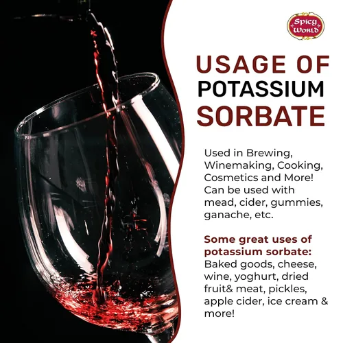 Miniatura 3 de Spicy World Sorbato de potasio de 14 onzas, grado alimenticio, gran estabilizador de vino, conservante para gomitas, aguamiel, sidra y mucho más