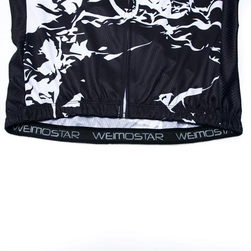 Miniatura 107 de Weimostar Hombre Ciclismo Jersey Manga Corta Bicicleta Ropa Multicolor Diamante