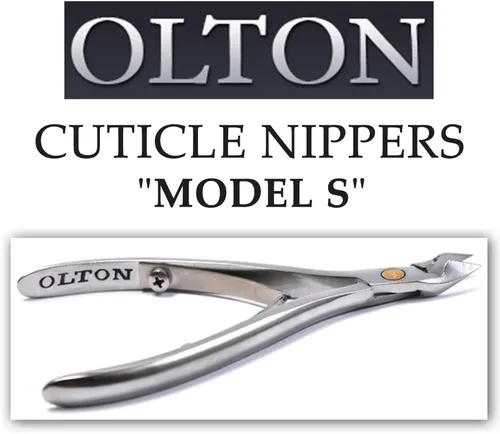 Miniatura 2 de OLTON - Herramienta de manicura profesional hecha a mano, pedicura/pinzas Olton (pinzas para cutículas) / S, 0.276-0.354 in / M, 0.354-0.472 in / L