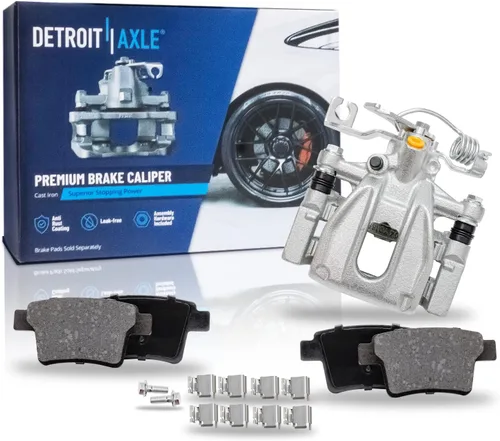 Miniatura 143 de Detroit Axle - Pastillas de freno traseras para Honda Odyssey 2011-2017 Pilot 2007-2013 MDX 2010-2013 ZDX 2010-2013 Pastillas de freno de cerámica
