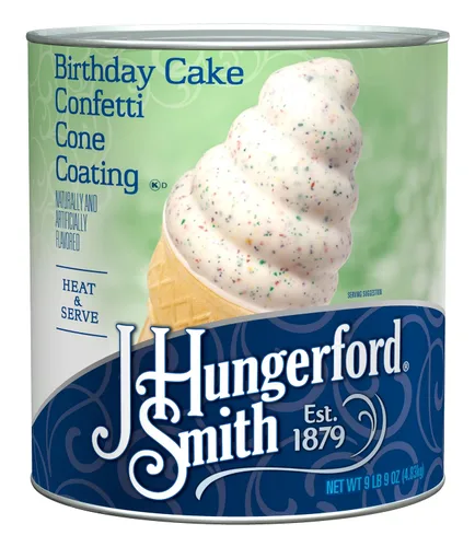 J Hungerford Smith - Revestimiento de confeti para pastel de cumpleaños, lata de 116 onzas, paquete de 3