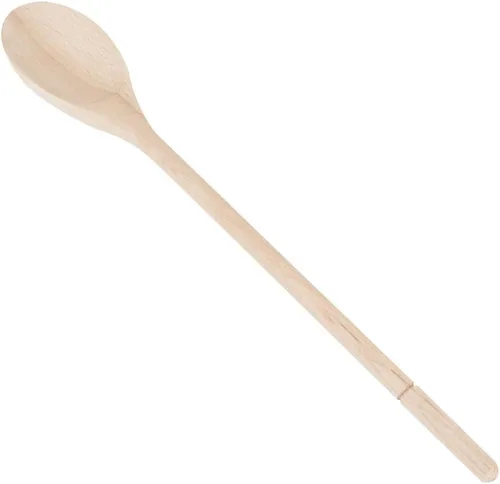 Miniatura 2 de Wedding Collectibles Made With Love - Cuchara de madera (14 pulgadas de largo) accesorio de cocina grabado Madera de haya suave y natural