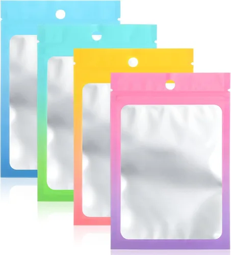 Miniatura 9 de Zonon 120 bolsas resellables para pequeñas empresas de 3 x 4 pulgadas, 4 x 6 pulgadas, 5 x 8 pulgadas, 6 x 9 pulgadas, bolsa sellable