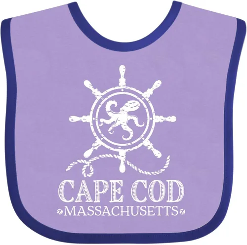 Miniatura 10 de inktastic Cape Cod Massachusetts - Babero náutico para bebé
