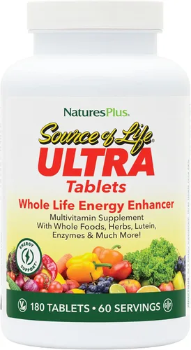 Miniatura 8 de NaturesPlus Source of Life - 90 mini tabletas - Suplemento multivitamínico y mineral - Apoya la energía natural y el bienestar general - Sin gluten