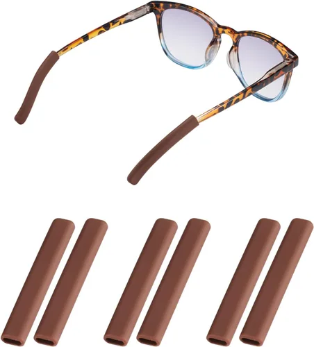 Miniatura 8 de Almohadillas antideslizantes para gafas, puntas de silicona para sienes de lentes, funda suave, cómodas almohadillas para orejas de gafas, agarres