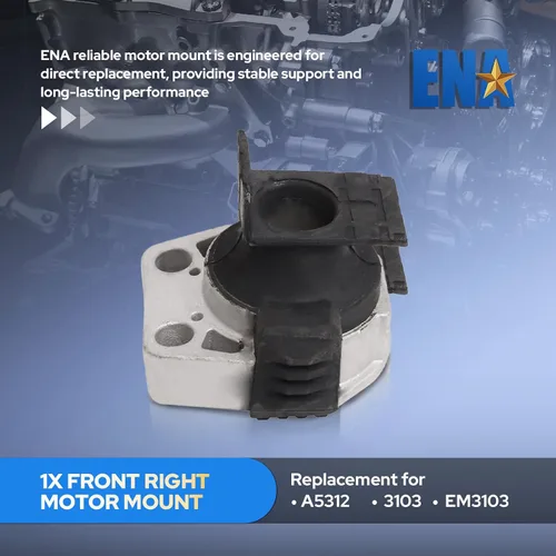 Miniatura 3 de ENA Juego de 4 soportes de motor y trans. Compatible con Mazda 3 5 2004 2005 2006 2007 2008 2009 2010 3 2.0L 2.3L sin Turbo transmisión automática