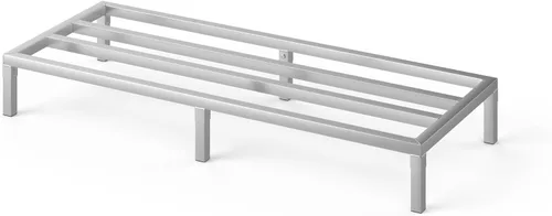 Miniatura 18 de 60 pulgadas de largo x 24 pulgadas de ancho Altura: 12 pulgadas fuera del piso de aluminio Almacenamiento en restaurantes, cocinas y garajes
