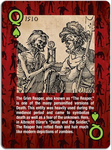Miniatura 8 de Paradise Cay Publications, Inc. Cartas de juego - Baraja estándar de 52 cartas (Una historia de zombis)