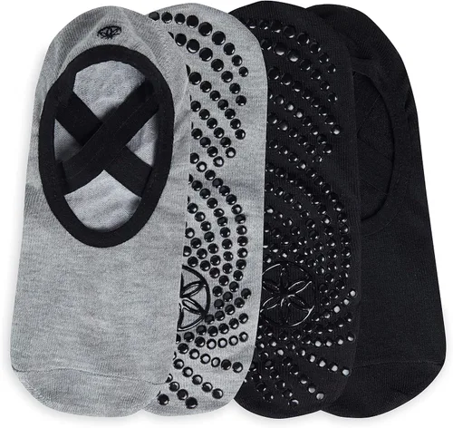 Miniatura 17 de Gaiam Grippy Studio Yoga Socks for Extra Grip in Standard or Hot Yoga