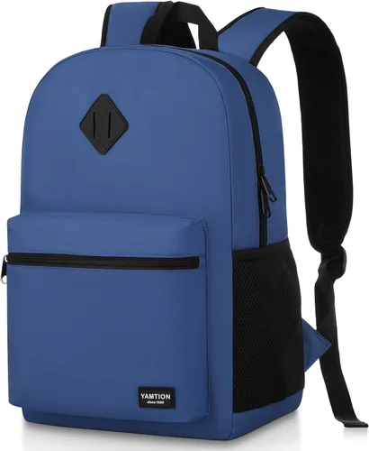 Miniatura 11 de YAMTION Mochila escolar, mochila clásica unisex para adolescentes con puerto USB para escuela secundaria, universidad, oficina, trabajo, viajes