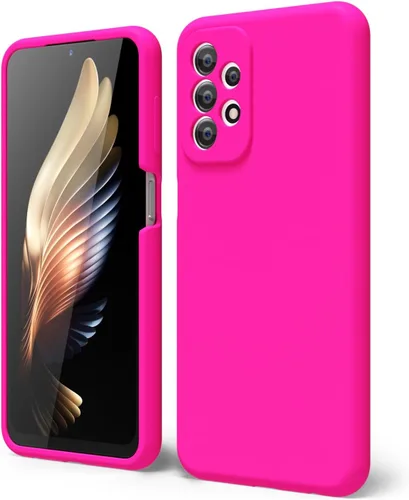 Miniatura 153 de oakxco Funda para teléfono Samsung Galaxy A12 con agarre de silicona líquida, linda delgada fina suave cubierta de gel de goma TPU lisa para mujeres