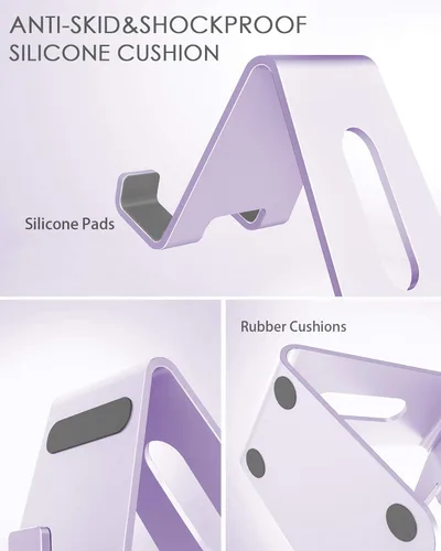 Miniatura 6 de CreaDream Soporte para teléfono celular, cuna, soporte, soporte de escritorio de aluminio compatible con Switch, todos los teléfonos inteligentes