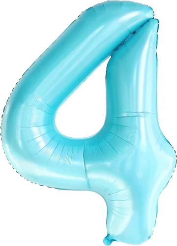 Miniatura 183 de KatchOn, Globo grande azul número 2 de 40 pulgadas Decoraciones de cumpleaños de Baby Shark para niño de 2 años Globo azul número 2 Globo