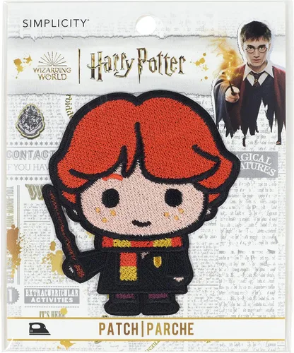 Miniatura 10 de Simplicity Parche termoadhesivo para gafas y cicatrices de Harry Potter para ropa, chaquetas y mochilas, 2.875 pulgadas de ancho x 1.125 pulgadas
