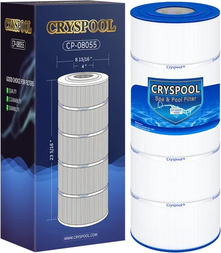 Cryspool® 08055 Filtro compatible con Hayward C1200, CX1200RE, PA120, C-8412, Ultra-B2, FC-1293, Clearwater II 125, 817-0125N, Cartucho de filtro
