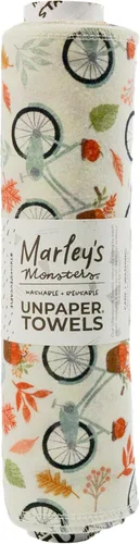 Miniatura 11 de Marley's Monsters Toallas de temporada sin papel – Toallas reutilizables sin papel, algodón, sin árboles (rollo de 12 unidades)