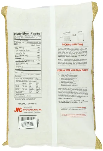 Miniatura 2 de BOTAN Arroz integral Calrose, 15 libras