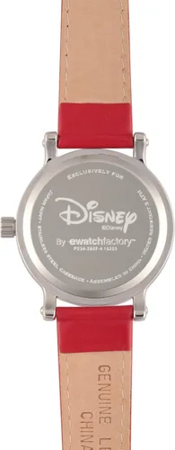 Miniatura 3 de Disney Minnie Mouse - Reloj analógico vintage de cuarzo para adultos, Rojo