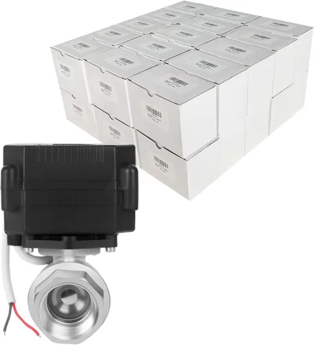 Miniatura 9 de Válvula de Bola Motorizada de Latón de 1/2" - Válvula de Agua Eléctrica de 2 Cables con Retorno Automático, Válvula de Bola Automática de 9-24V