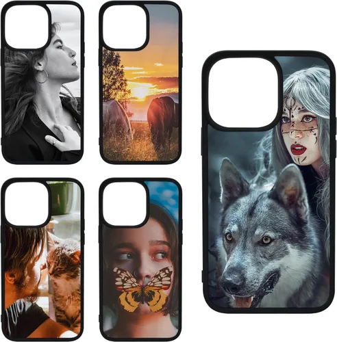 Miniatura 24 de 5 fundas de teléfono de sublimación para iPhone 13 Mini 5.4 pulgadas sublimación espacios en blanco imprimibles fundas de teléfono personalizadas