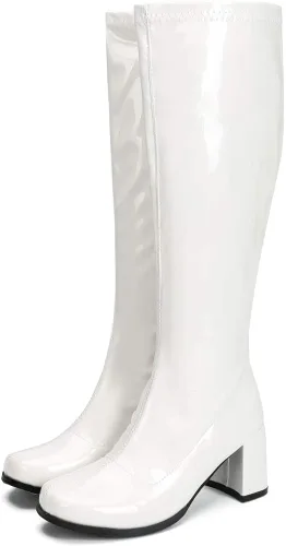 Miniatura 2 de LIURUIJIA Botas Go Go para mujer sobre la rodilla, talón con cremallera, XZ-YX-01-XK