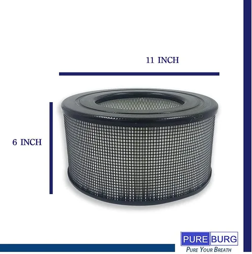 Miniatura 2 de PUREBURG Juego de filtros de repuesto 20500 compatibles con purificadores de aire Honeywell 10500 (EV-10) 17000 17005, prefiltros de carbón activado