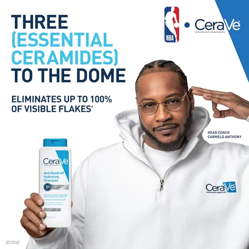 Miniatura 2 de CeraVe Champú y acondicionador hidratante anticaspa, tratamiento de caspa de piritiona y zinc con ceramidas, ácido hialurónico y niacinamida