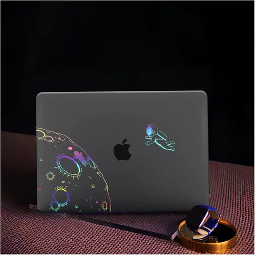 Miniatura 45 de Funda a cuadros para MacBook Air de 13 pulgadas M5 M4 M3 M2 2026-2022 A3240 A3113 A2681, piel a cuadros con textura a cuadros para MacBook Air 13.6