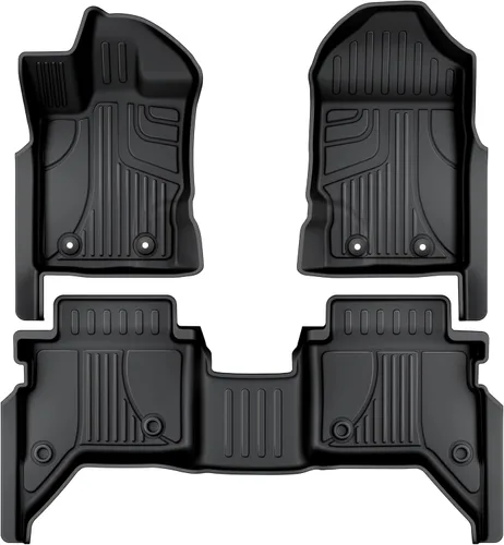 Miniatura 14 de AOMSAZTO Alfombrillas para piso para Chevy Malibu 2016-2025 - Protección para todo tipo de clima para la 1ª y 2ª fila, forro para automóvil
