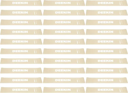 Miniatura 8 de DEEKIN 30 bandas de resistencia a granel, bandas elásticas de ejercicio, equipo de ejercicio para mujeres y hombres, pilates, fitness, gimnasio, yoga