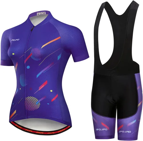 Miniatura 7 de Hotlion Conjuntos de camisetas de ciclismo para mujer, ropa de ciclismo de verano, trajes de bicicleta de carretera, ropa de ciclismo de manga corta