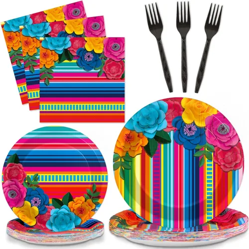 Miniatura 34 de 96 piezas de decoración de cumpleaños número 65 para hombres, platos y servilletas de papel para la mesa de pastel, suministros de mesa
