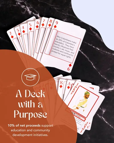 Miniatura 5 de Kulture Games Playing Cards: Black Legends - Juego de cartas de trivia de leyendas para familia y adultos - Historia negra inspiradora